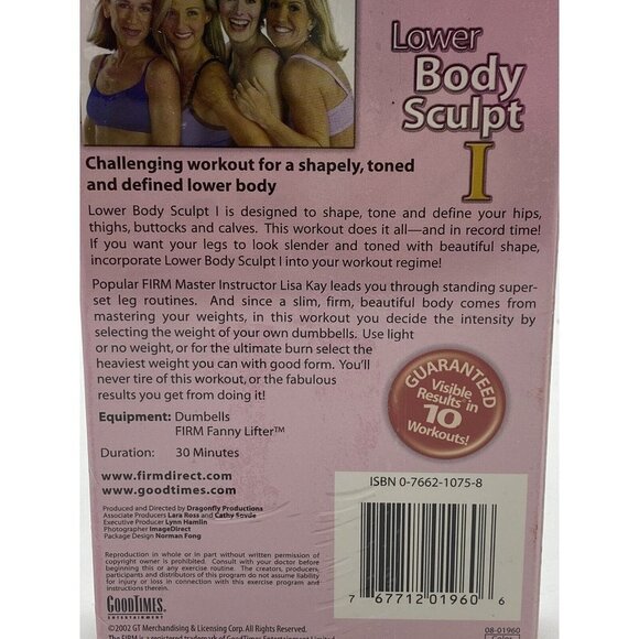 The Firm Workout VHS Tapes New Set Of 3 Lower Body Sculpt Abs Sculpt Cardio - Picture 5 of 15